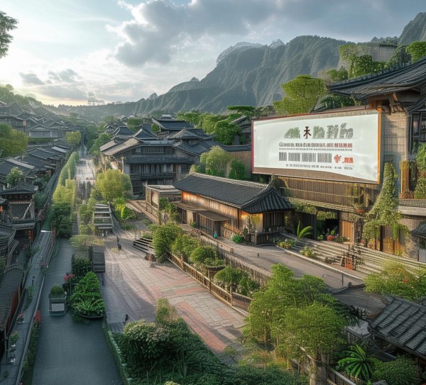 示范村广告规划设计设计图纸,助力Your品牌在示范村精准传播