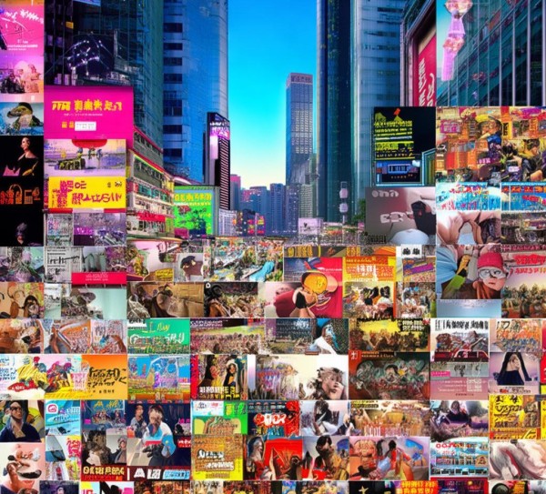 香港广告公司宣传图片,视觉盛宴,映照香港的魅力