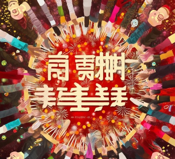 新年祝福,你我同行—广告公司新年宣传