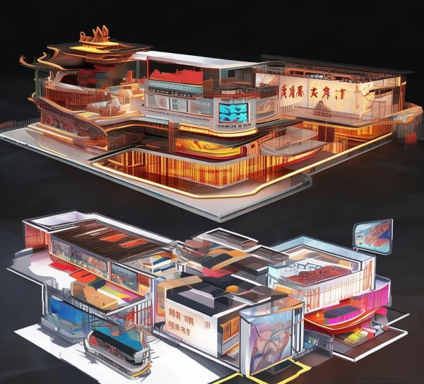 河南广告展台规划图，创意与实践方案