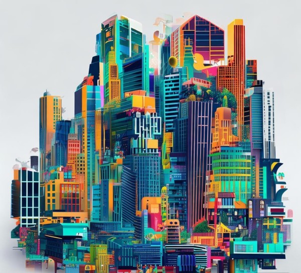 城区广告规划设计图,cities 的视觉语言