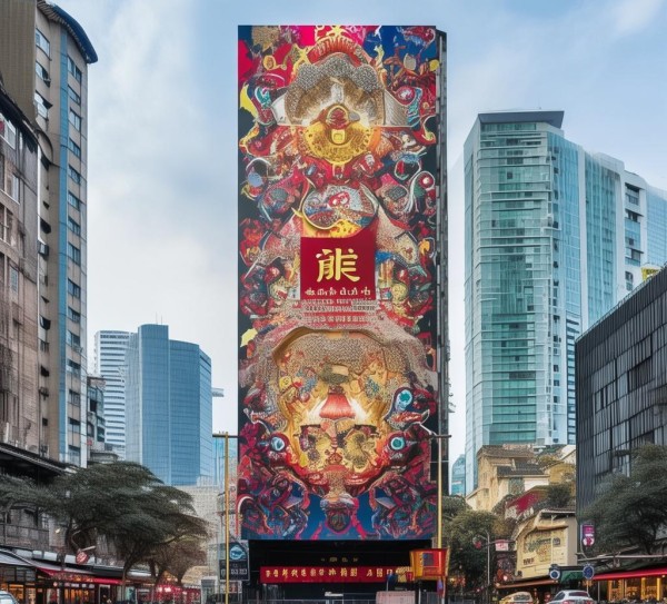 福建广告牌，城市活力与文化传承的完美结合