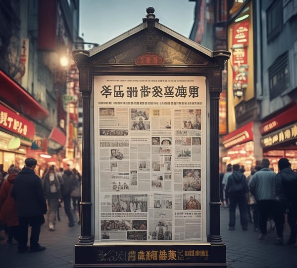 报纸，传播文明，服务社会—分析报刊宣传广告案例