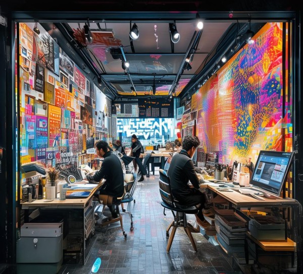 打造品牌视觉盛宴，从设计到创意，如何让广告店成为品牌展示的焦点