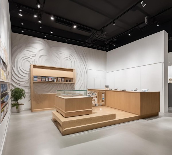 广告店装修视觉方案,简单设计,高效空间