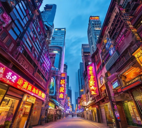 在杭州亚运会的广告中，城市与广告完美融合，让人感受到城市的魅力与现代感。