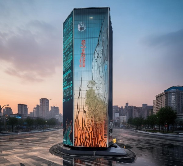 江西地标广告牌,艺术与现代的完美融合