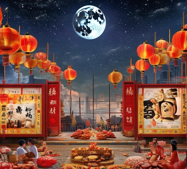 中秋节，广告中的文化与商业传播的结合