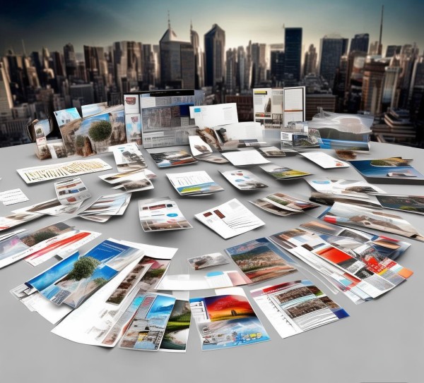 非广告类商业宣传案例， printed material as the foundation of successful business