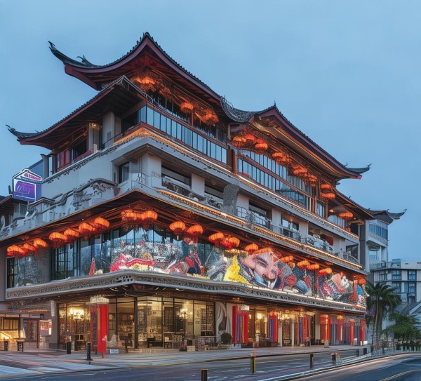 舟山酒店,广告设计的巧妙结合