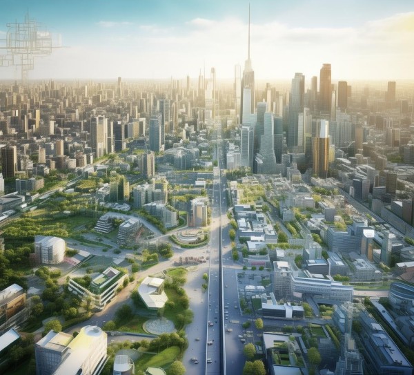城市城市管理中的规划图,从蓝图到现实