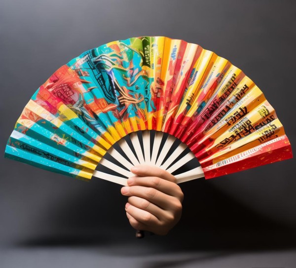 开启希望，开启成功，开启未来—升学规划机构广告扇子