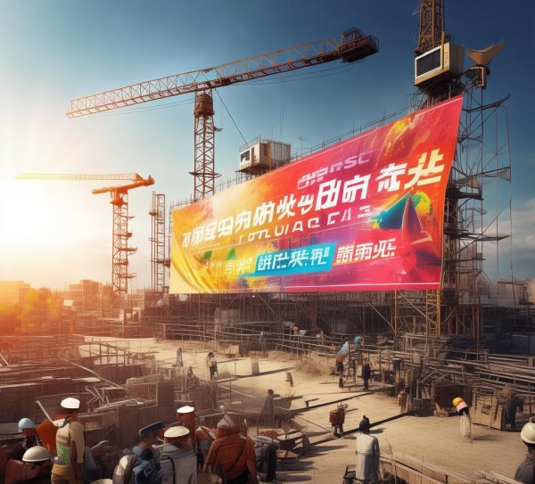 广告公司工地文案宣传,助力工程 Success