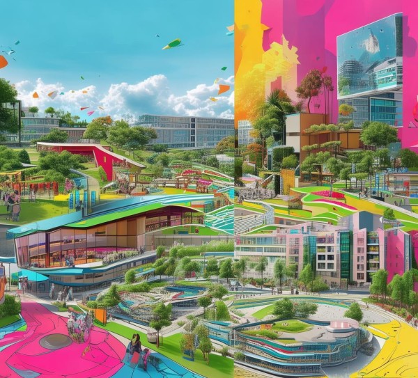 图文广告校园规划设计，重塑校园文化，构建视觉化校园