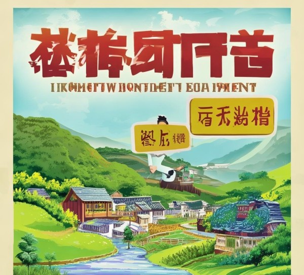 家乡广告设计,助力乡村振兴,传递乡情,提升品牌形象