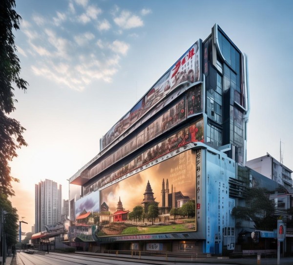 邵阳城镇地标广告牌规划,助力城市文化传承与传播
