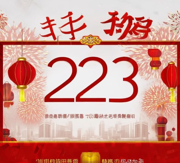 223新年，广告设计之完美迎新