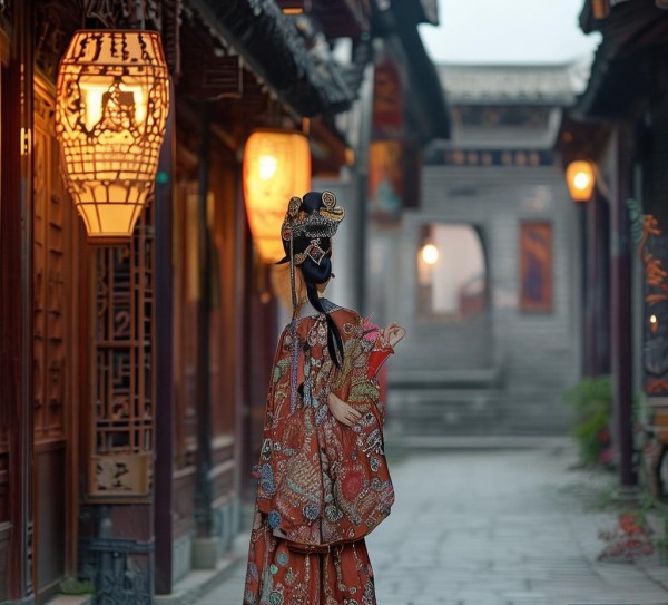 兰州古装广告，服务文化 behind the facade