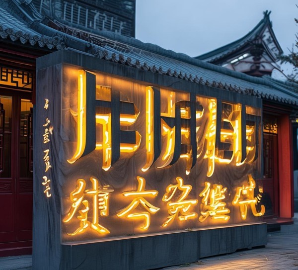 承德发光广告字规划设计,传承与创新的完美融合