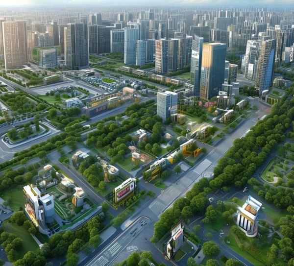 宜城市户外广告规划图，城市发展的新图景