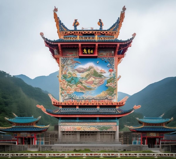 江西地标广告牌，千年文明的现代传承