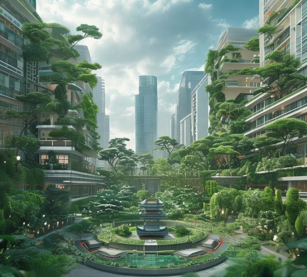 园林城市广告设计与城市空间重构,创新与未来魅力