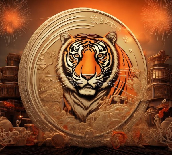 虎年生肖币广告宣传案例，创意与启示