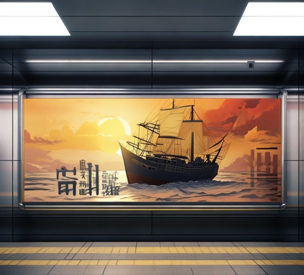 地铁广告语,启航里程的自信