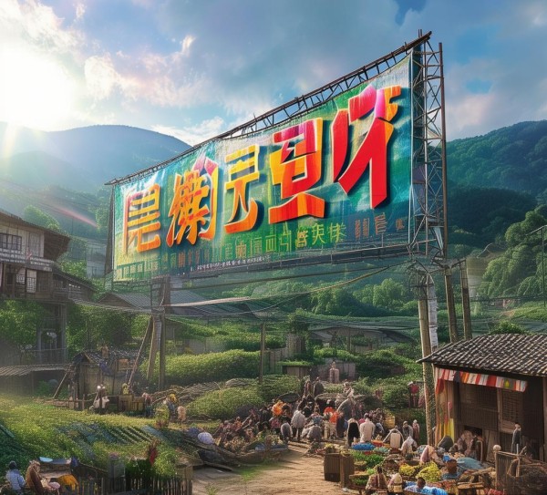 仁寿广告，助力乡村振兴