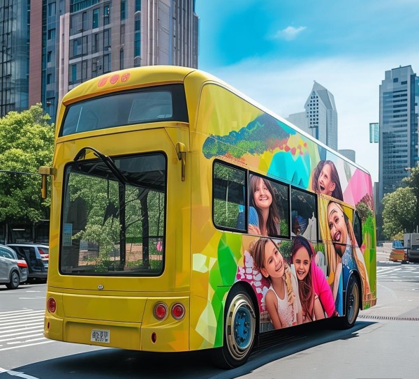 公交车广告公司的经典广告，让城市更美好