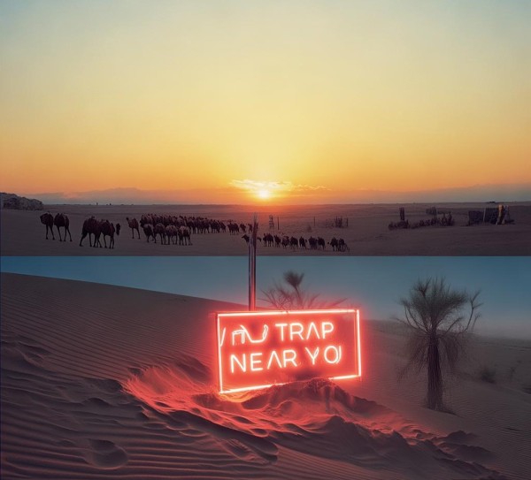 驼中，广告陷阱near you