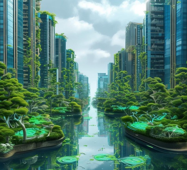 园林城市与广告策略，重塑城市生态