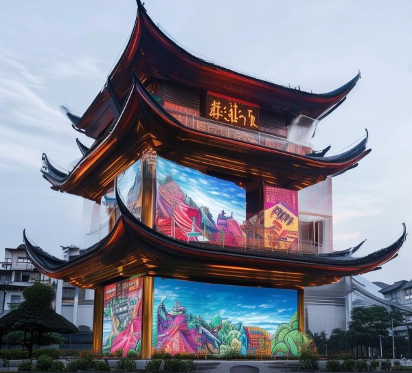 湖北新颖地标广告牌规划，创新与传承并重