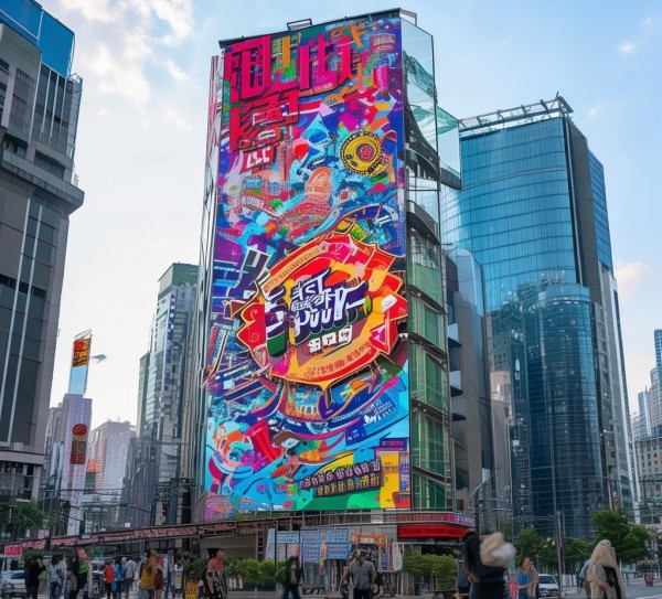 周浦易拉宝广告宣传案，视觉盛宴的焦点