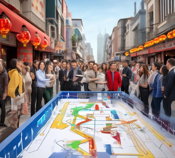 Exploring the Roadmap of Advertising Design Planning in Jiangding District