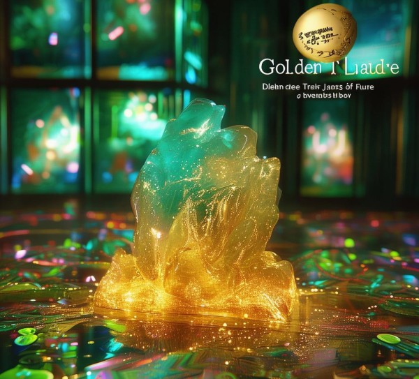 翡石广告宣传,golden Treasures of翡翠的未来
