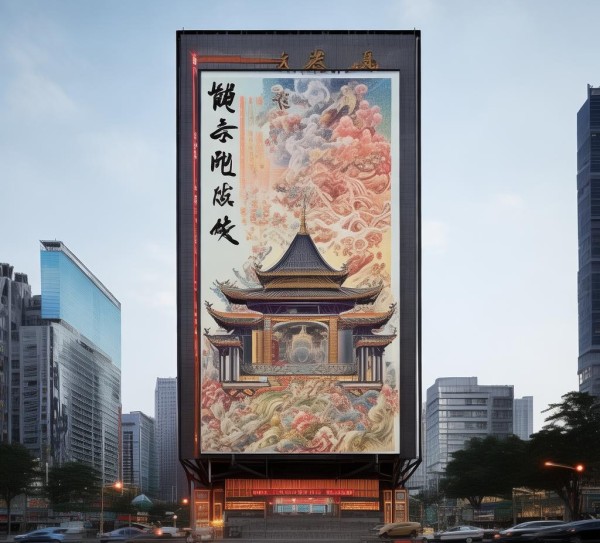 安徽地标广告牌,文化传承与现代发展的融合
