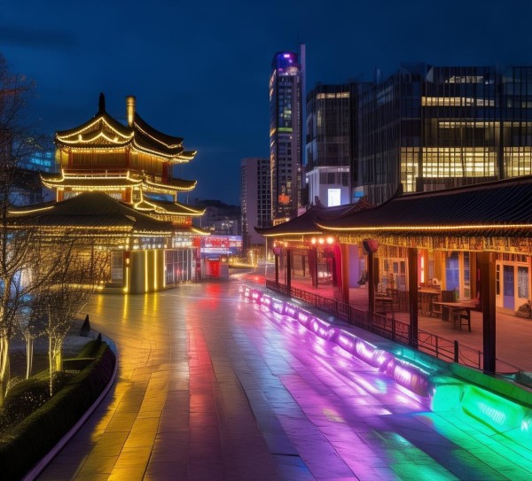 苏州广告灯光设计规划，城市文化与商业场景的创新解决方案