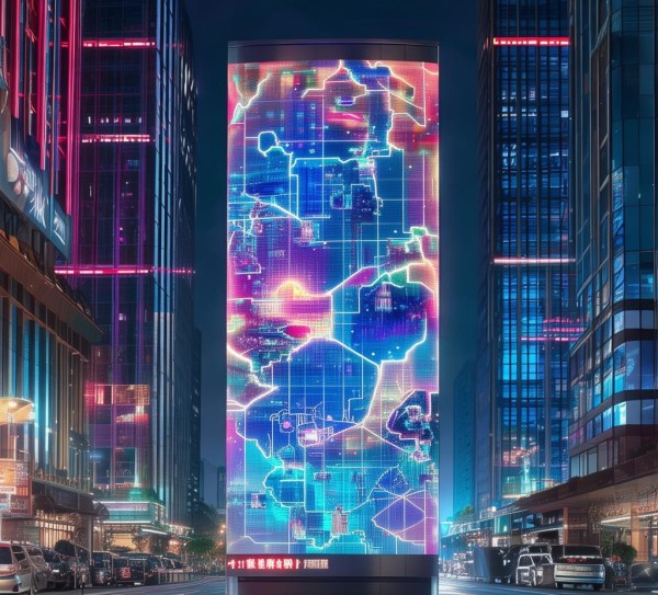 湖北创意落地广告牌规划，城市形象的数字化绽放