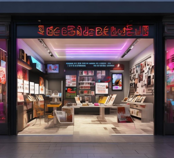 广告店，设计与商业的完美融合