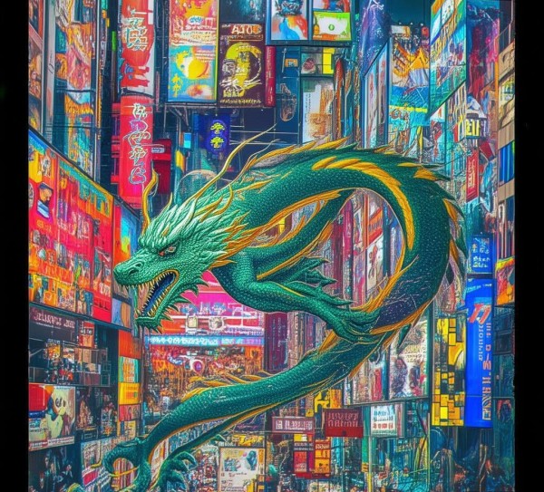 龙与广告,一场视觉盛宴