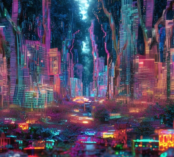 数字森林——数字世界的广告设计！