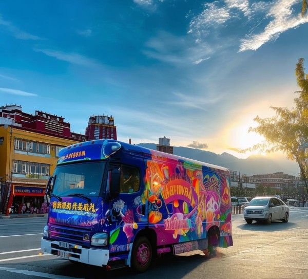 广告宣传车广告公司,助力 vibrant城市