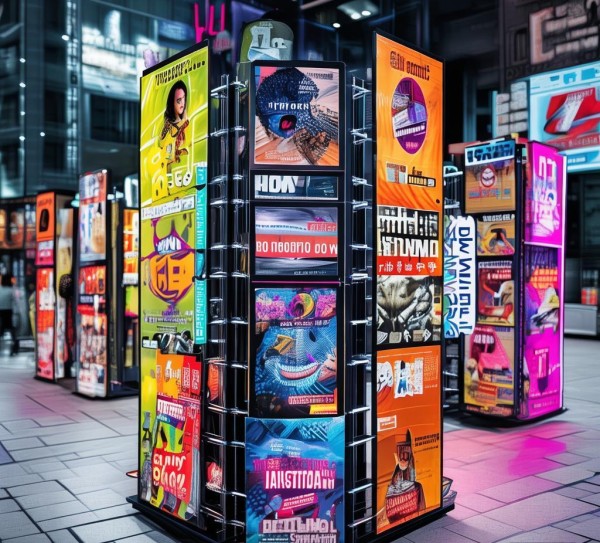 展示架广告公司专业诚信,助力城市发展!