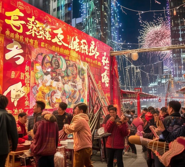 新年迎新,广告公司打印,奏响新年的 hasn’t started yet!