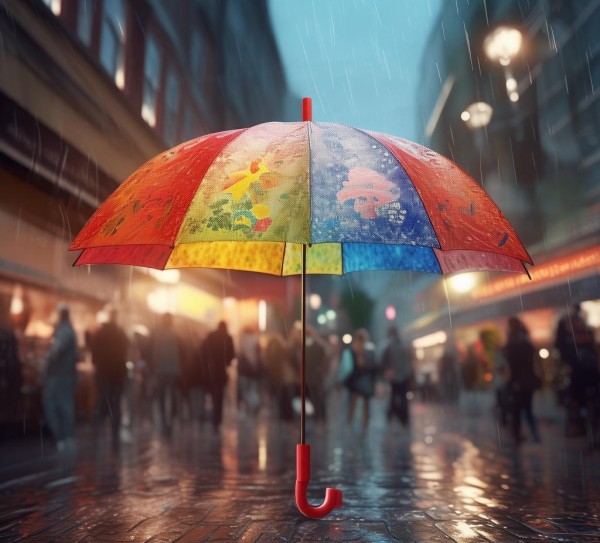 雨伞广告,传递温暖,传递希望