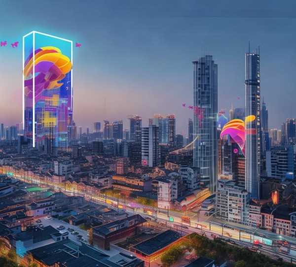 满州现代化城市形象,宣传栏广告公司开启新篇章