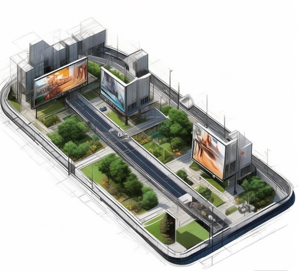 道路广告规划设计图,城市形象的提升与和谐发展