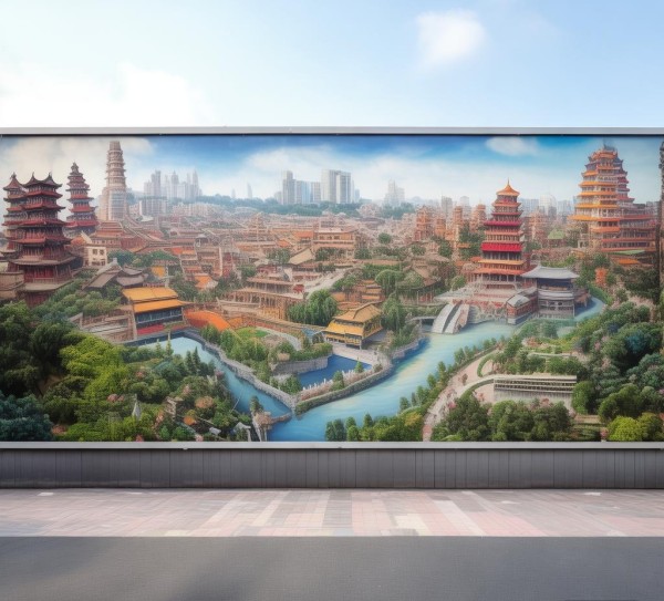 江苏地标广告牌,视觉与文化之旅