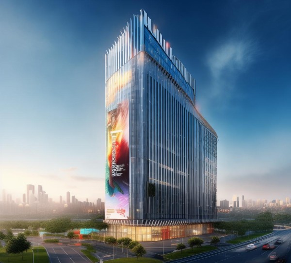 创意与实践的广告牌设计,建楼中的未来解决方案
